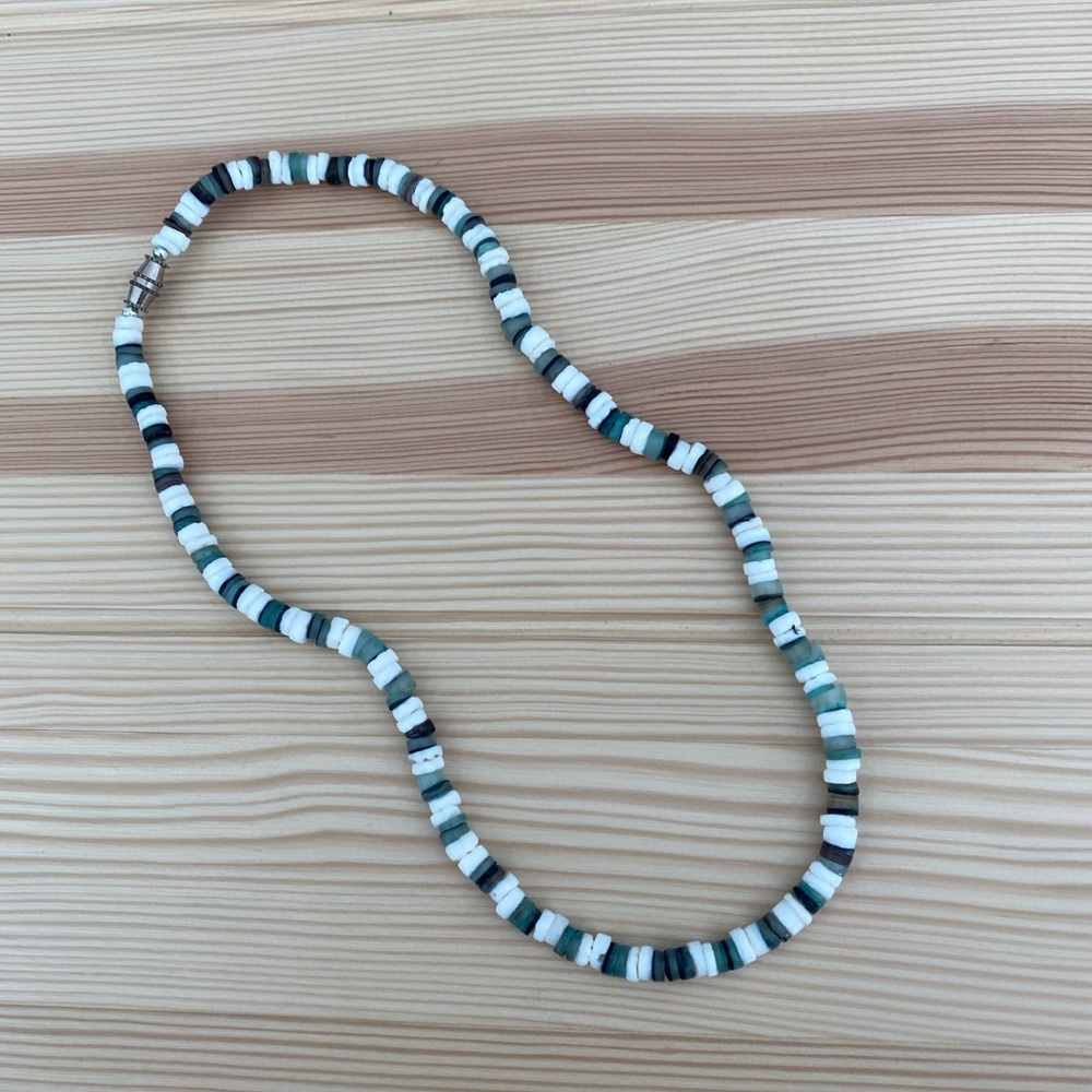 Puka Shell Necklace 16” Long